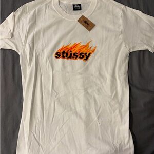 Stussy Classic White Tee new with tags